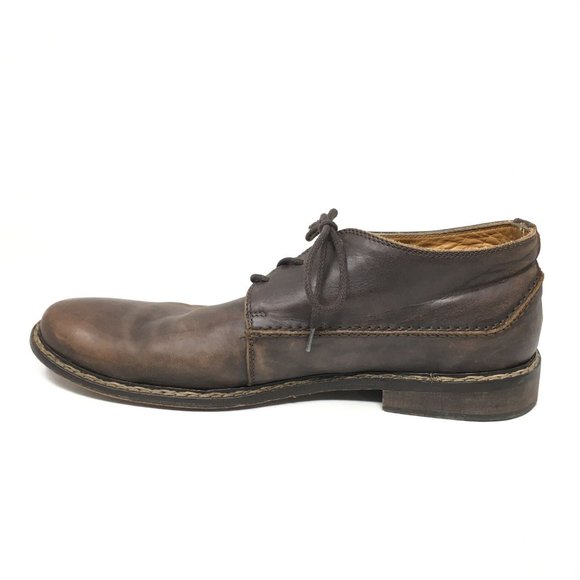 Men\'s John Varvatos Italy Casual Chukka Boots Shoes Size 13 Brown Leather main image 4